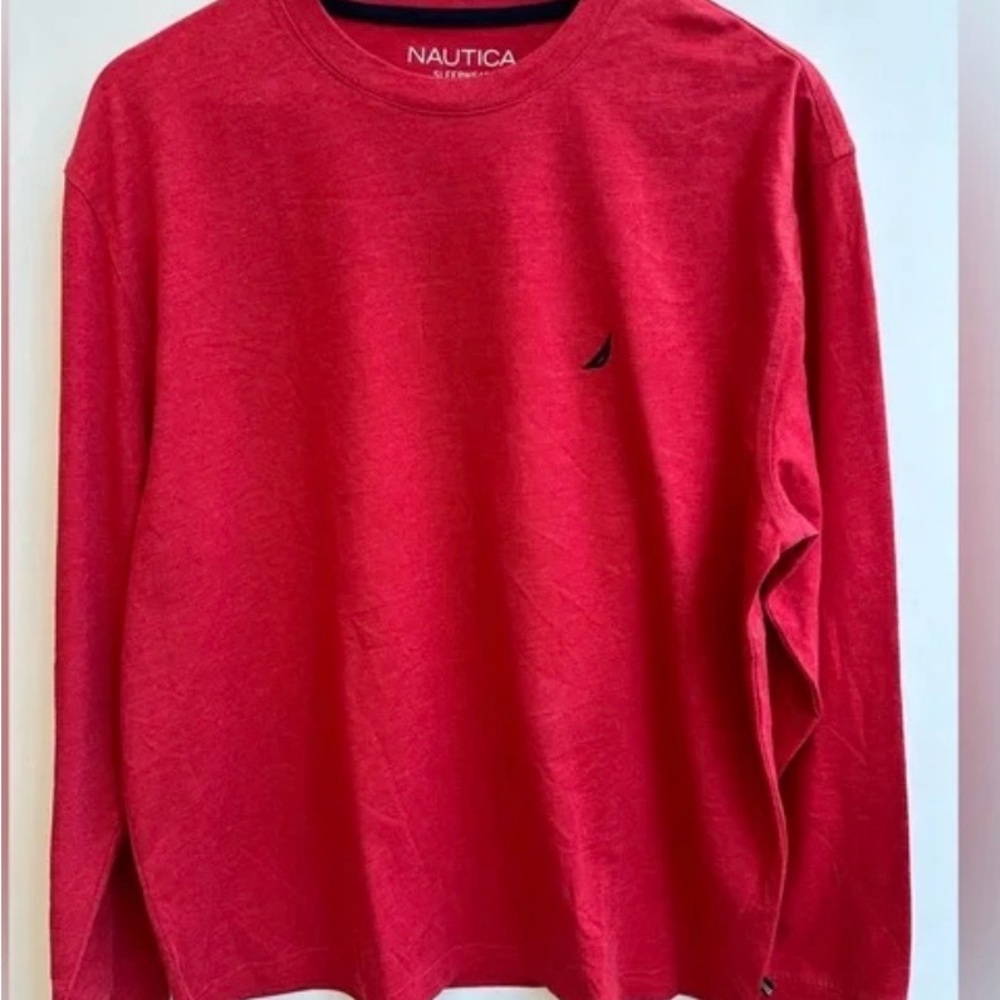 Nautica Red Men's Shirt
